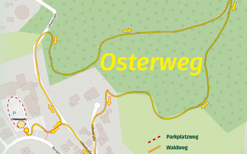 Osterweg – Parcours für Jung und Alt